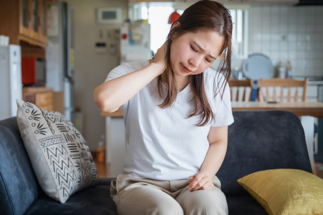 肩こりに悩む方のイメージ あさば整骨院 江戸川台店