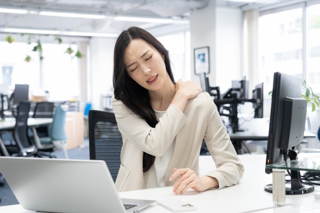 肩こりに悩む方のイメージ あさば整骨院 江戸川台店